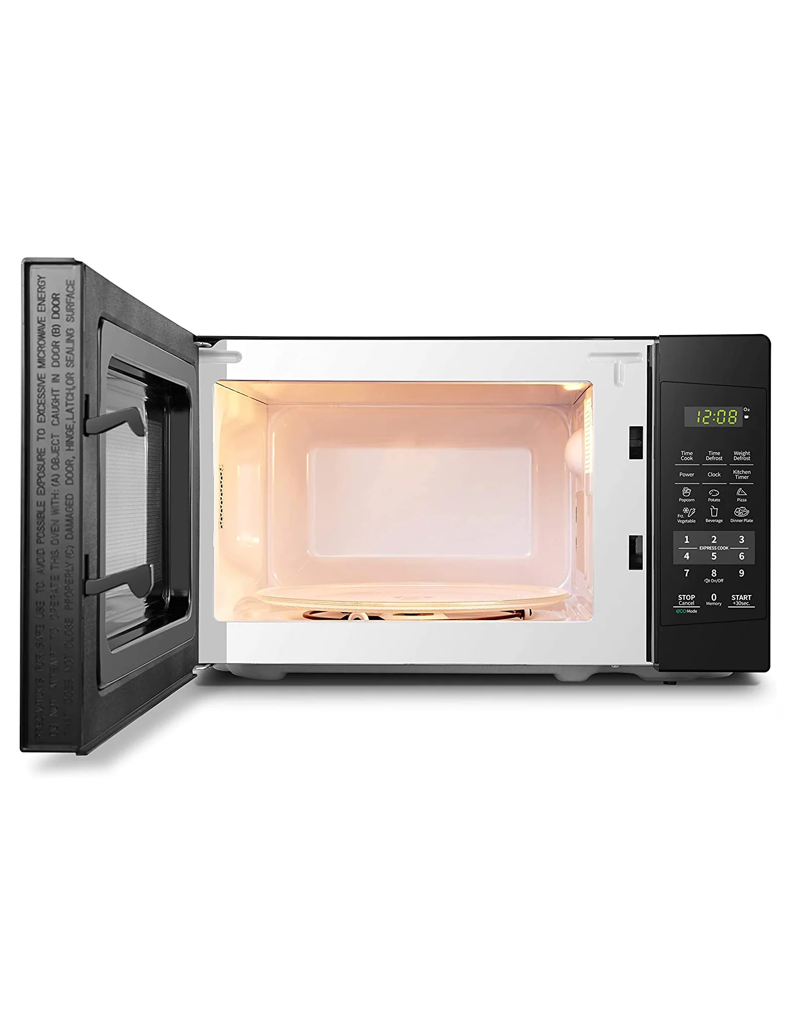 0.7 Cu.ft Countertop Microwave Oven - Black - Image 7