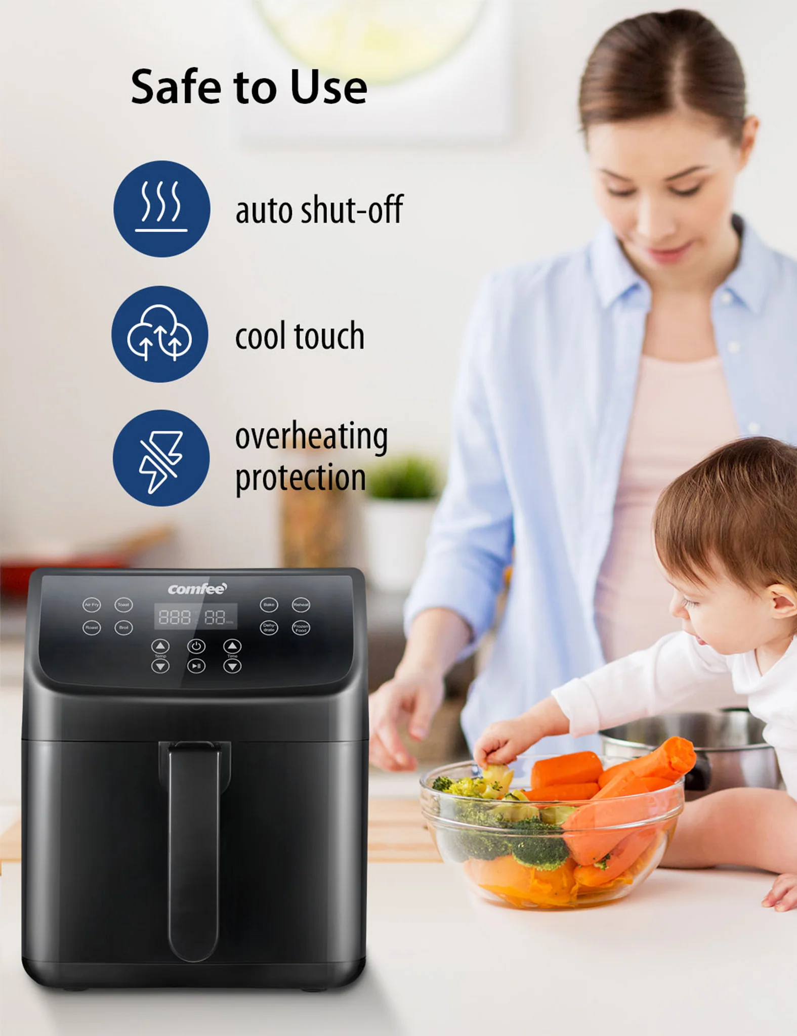 5.8 Qt Digital Air Fryer - Image 5