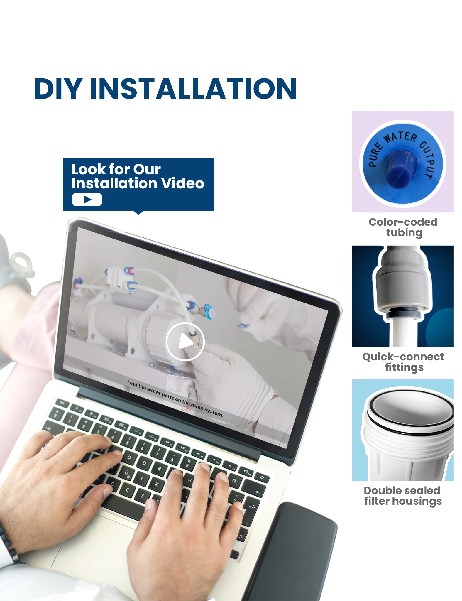 5-Stage Reverse Osmosis Drinking Water Filter System - Image 6